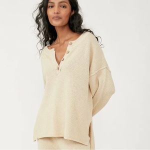Free People Movement Slouchy Lounge Sweater